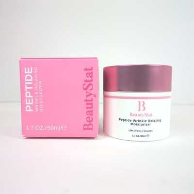 BeautyStat Peptide Wrinkle Relaxing Moisturizer 1.7oz Full Size New Sealed Box