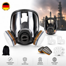 Vollgesichtsmaske Atemschutz Vollmaske Anti-Beschlag Staubschutz f&uuml;r schutzmaske