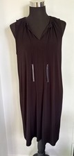 Michael Kors Black Shift Dress Tassels Large Lightweight NWT