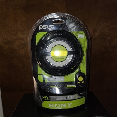 Sony Walkman D-EJ100 PSBLK CD Player Black Green Brand New Factory Sealed MINT