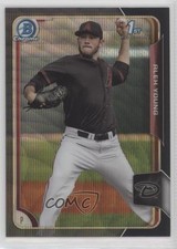 2015 Bowman Draft Chrome Asia Exclusive Black Wave Refractor Alex Young #32 3k7