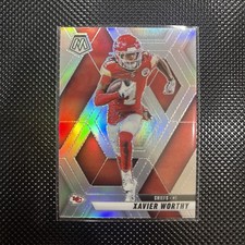 2025 Panini Mosaic #184 Xavier Worthy Silver Kansas City Chiefs