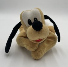 Vintage Mickey Mouse Pluto Beanbag 7" Plush Stuffed Animal Toy