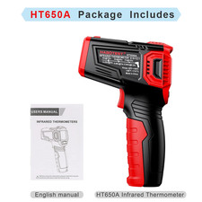 HT650 Digital Infrared Thermometer Non-Contact Laser Thermometer Gun Pyrometer I
