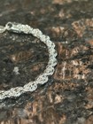 8.5” 925 Silver Content Rope Link Chain Bracelet 4.5mm Luxury Style 16g — photo 4