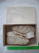 Mrs. Day's Ideal Baby Shoe, Boys, Style 114, Size 1 Wide, White, Vintage 1963