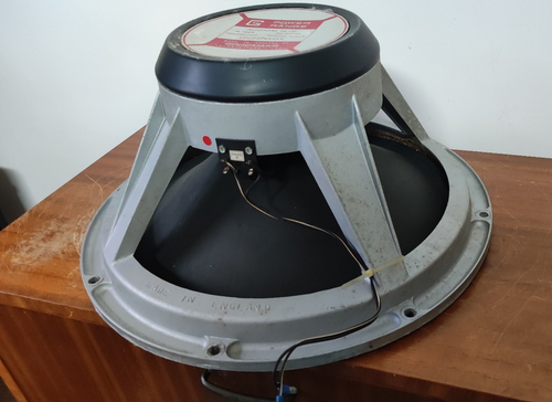 Goodman's Audiom 18-P * 18" Bass or Guitar Speaker Driver * Vintage 1975 * 15Ohm - Picture 6 of 18