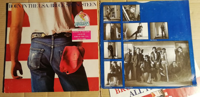 BRUCE SPRINGSTEEN - BORN IN THE U.S.A.  - LP + OIS (no seamsplits)  EUROPE / NL