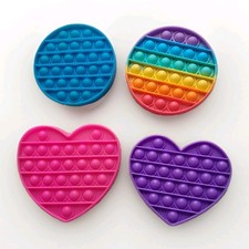Pop It fidget Sensory Toys - LOT Of 4 Pcs - New Without Tags