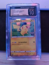 Pokemon Go Pikachu Japanisch CGC 10 Pristine