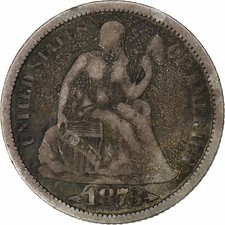 [#1272185] United States, Dime, Seated Liberty, 1873, Philadelphia, Silver, VF(2