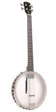 GOLD TONE 4-STRING BANJO BASS GUITAR w/ HARD CASE - OPEN BACK ELECTRIC  BB-400 