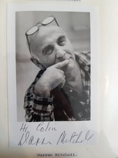Warren Mitchell Signed Photo