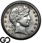 1899-O Barber Quarter, Tough This Nice, Choice BU++ Better Date, Bids- 825