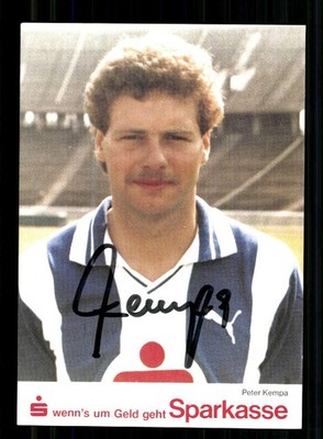Peter Kempa Autogrammkarte Hertha BSC Berlin 1983-84 Original Signiert