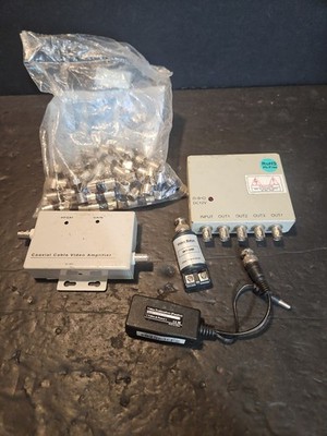 Lot Of Video Cable Connection Devices Please See Photos For Items
