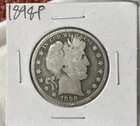 1898-P Barber Silver Half $  Rare Better Date Good4 Mintage 2,956,000 ES 5000