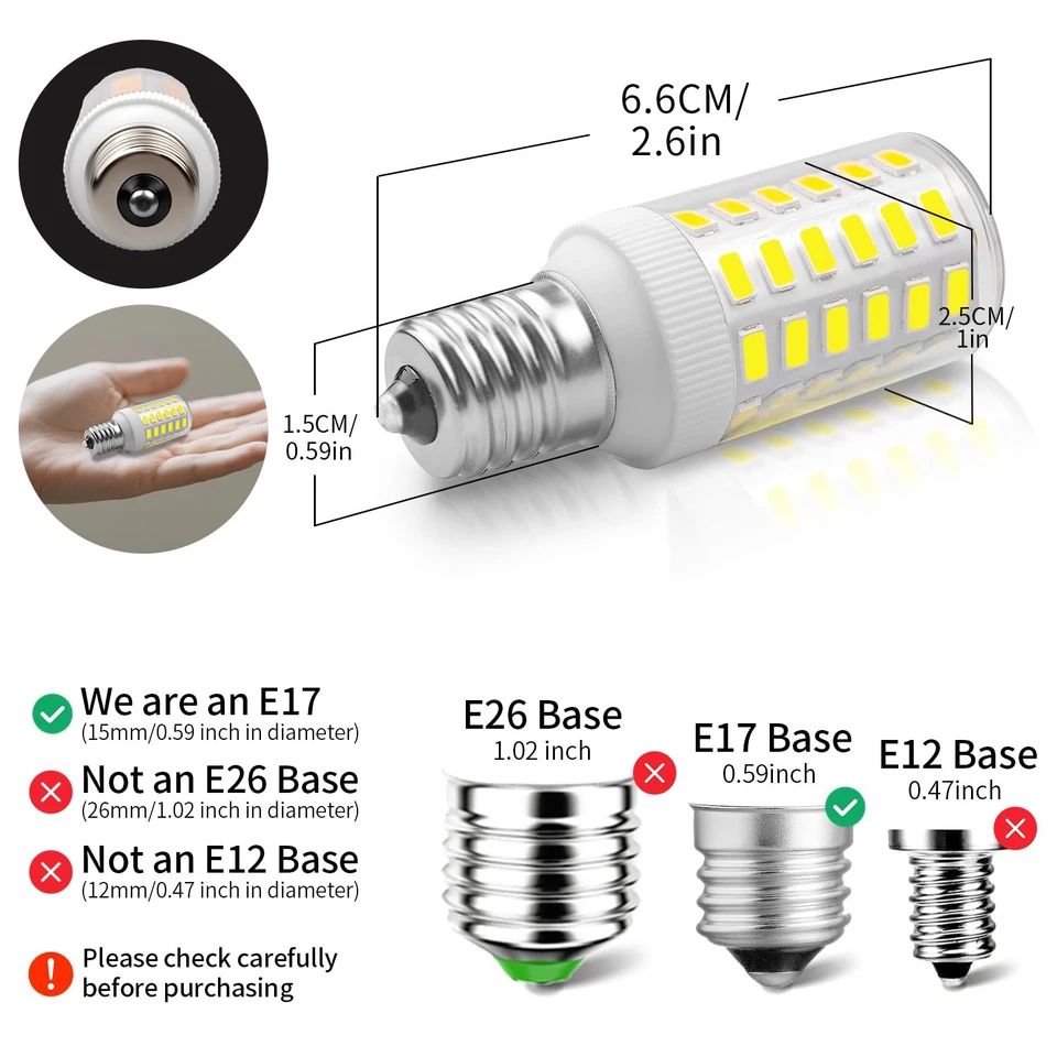 Updated KEI D28X KEL 2816X Freezer Light Bulb KEI D28M KEL 2815 Refrigerator ... - Image 4 of 4