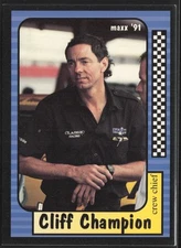1991 Maxx #67 Cliff Champion Precision Products Racing