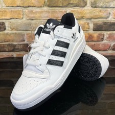 Adidas Originals Forum Low CL Core White Black Men  s Size 7 IH7830 NEW