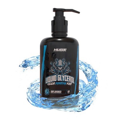 Huge Supplements Liquid Glycerol Supplement, Enhances Muscle Pumps, Increases Mu
