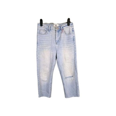 Urban Outfitters BDG Jeans Damen Größe 28 W Blau Slim Cropped Light Wash Raw Hem 
