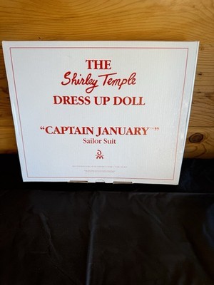 The Shirley Temple Dress Up Doll Clothes-  Captain January  Navy Sailor Suit NOS