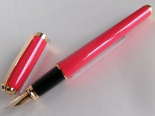 S.T. Dupont Fidelio Fountain Pen  Coral GT 14K Mh Nib