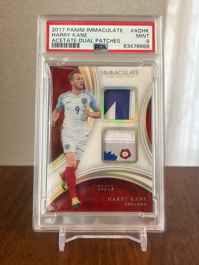 2017 Panini Immaculate Harry Kane Dual Patch /35 England PSA 9