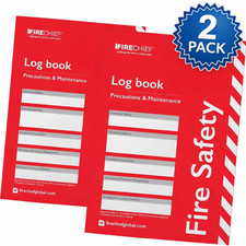  Fire Safety Log Book A4 Business Landlord Fire Alarm Record Book 2 Pack
