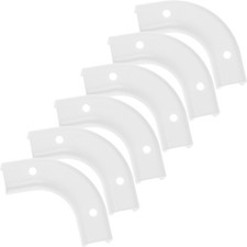 6PCS Elbow Conduit Bend Clip 90 Degree Pipe Clips for 3/8inch Tubing PE Pipe