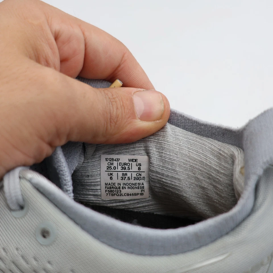 Zapatos para correr Asics Gel-Nimbus 25 para mujer talla 8 gris ancho/púrpura 1012B437 Foto 3 de 4