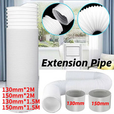 Portable AC Exhaust Hose Tube Connector Flexible Air Conditioning Vent Pipe UK