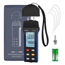 Manometer, Digital Manometer HVAC Gas Pressure Tester ±2 psi / ±13.79 kpa, Du...