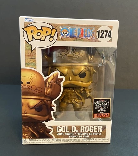 SDCC Funko Fundays Exclusive One Piece #1274 GOLD Gol D. Roger Pop LE 3400