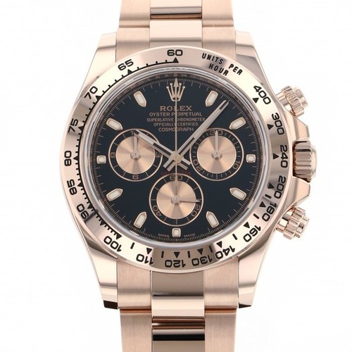 Rolex Cosmograph Daytona 116505 Rose Gold 40.0mm Black / Pink ...