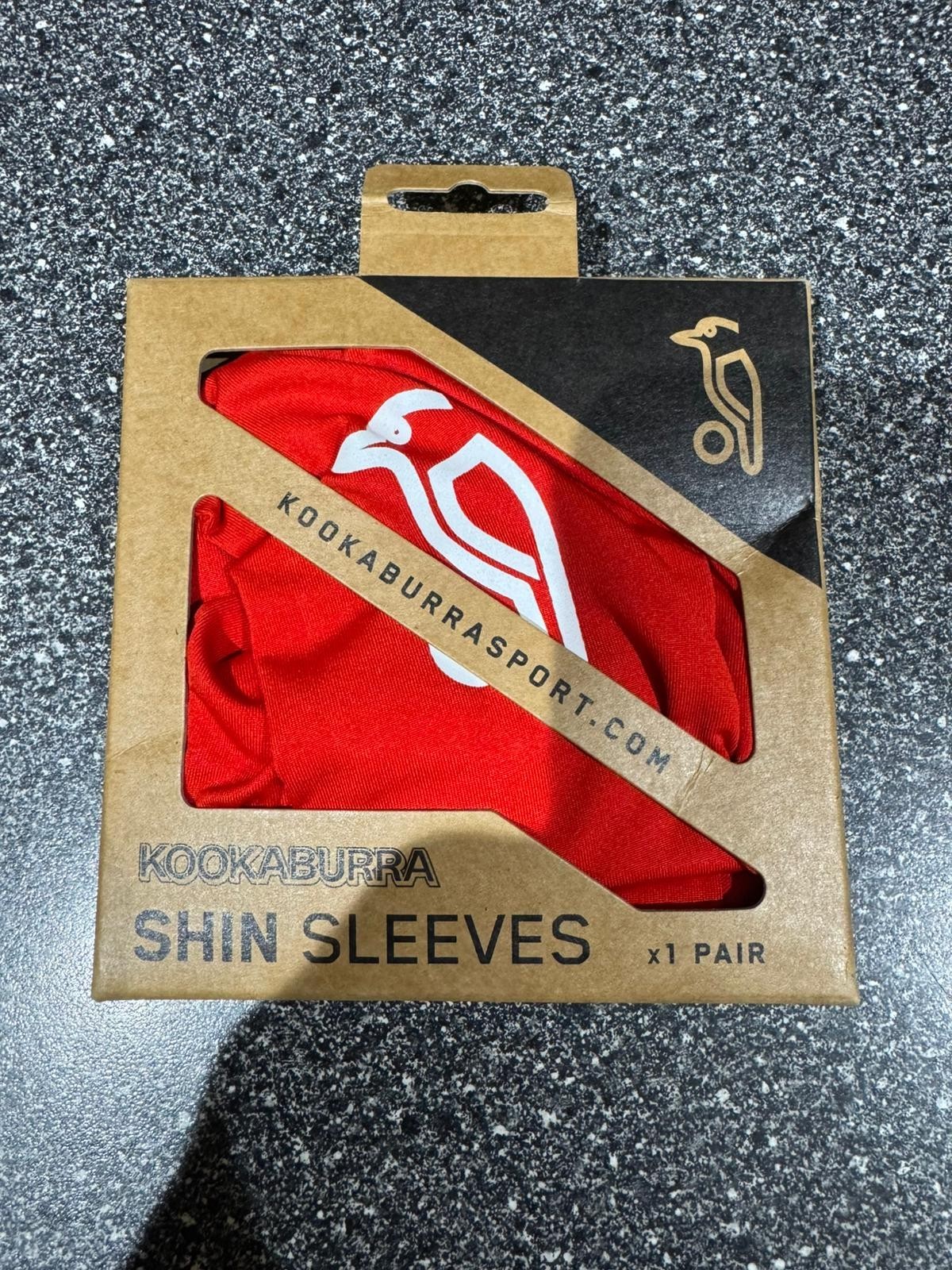 Kookaburra Hockey Shin Sleeve Red boxed unused