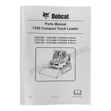 Bobcat T200 Compact Track Loader Parts Catalog Manual 6900958