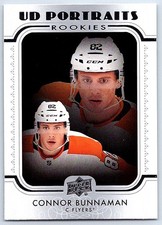 2019-20 Upper Deck UD Portraits Connor Bunnaman Rookie Philadelphia Flyers #P-55
