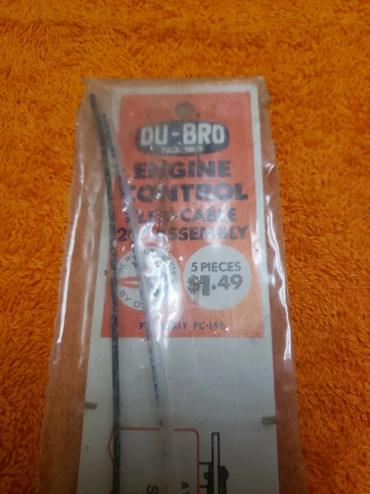 Du-Bro Products - Engine Control Flex Cable 20" Assembly - New - Image 2 of 4