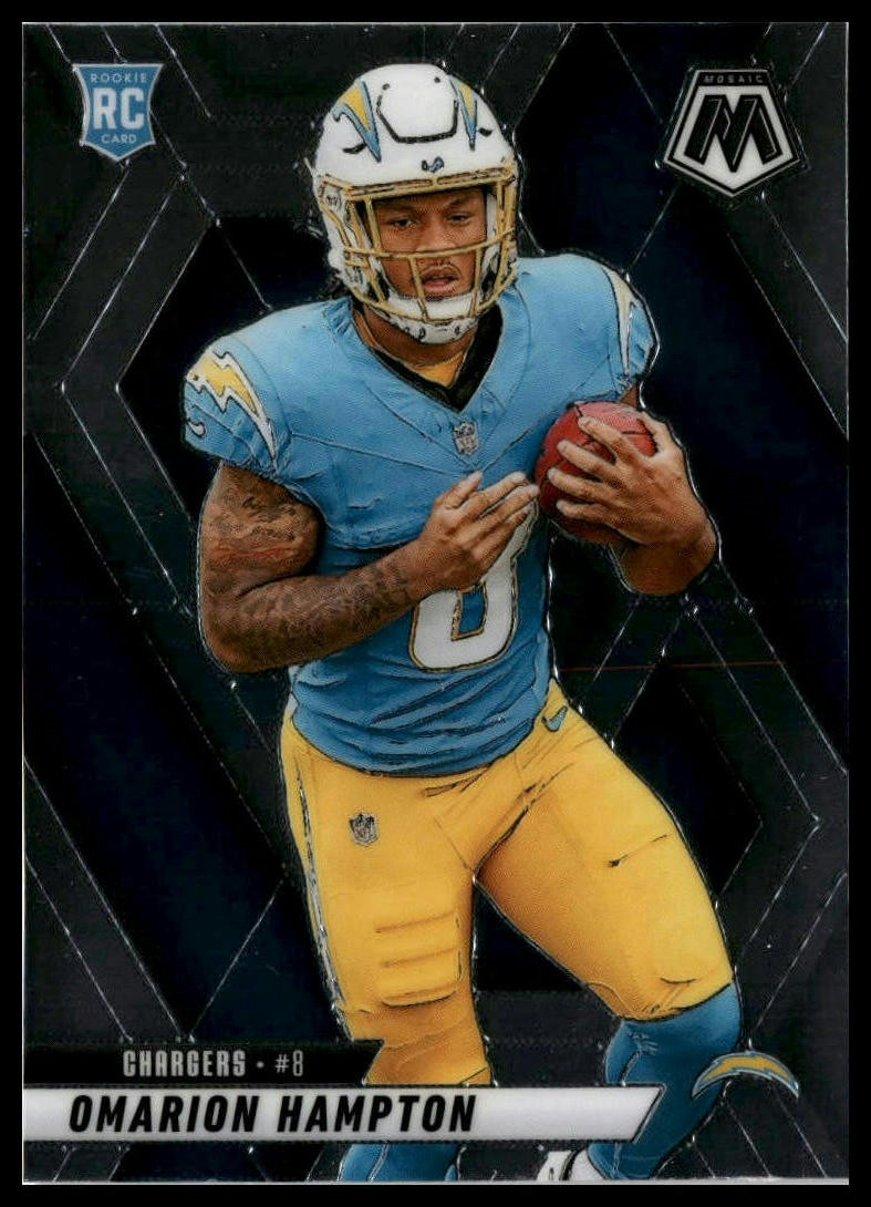 2025 Panini Mosaic #335 Omarion Hampton