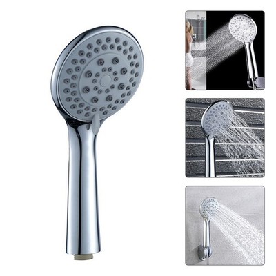 5-Speed Adjustment Mode Handheld Shower Head Pressurized Hand Spray Bathroom
