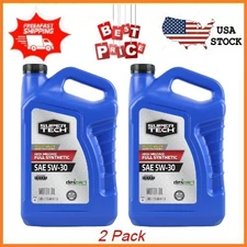 2 pack Super Tech High Mileage Full Synthetic SAE 5W-30 Motor Oil, 5 Quarts