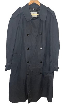 Vintage Aquascutum Aqua 5 Trench Coat Men 42 R Double Breasted Wool Liner & Belt