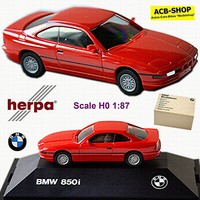 Bmw 8Er 850I E31 Coupe 1990-99 Rot Red 1:87 Herpa Bmw Werbemodell