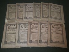 1878-1879 SUNDAY AFTERNOON HOUSEHOLD MAGAZINE LOT OF 11 ISSUES - WR 467