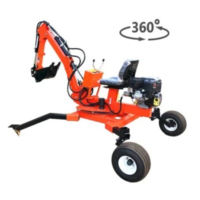 Minibagger 360 Anhängebagger Schreitbagger für ATV mit umfangreichen Zubehör NEU