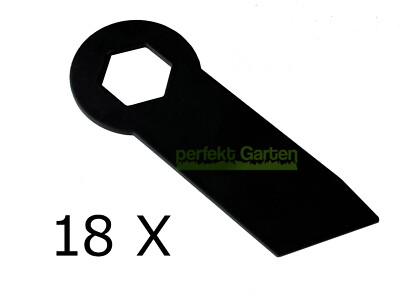 18X 10,1 CM Messer für Fuxtec FX-BV140 / 480102, TREX TS0P00000 Vertikurierer