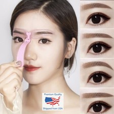 Permanent 4Pcs/Set Mold Stencils Makeup Tool Eyebrow Shaping Stencil Kit Women