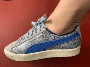 puma clyde blue